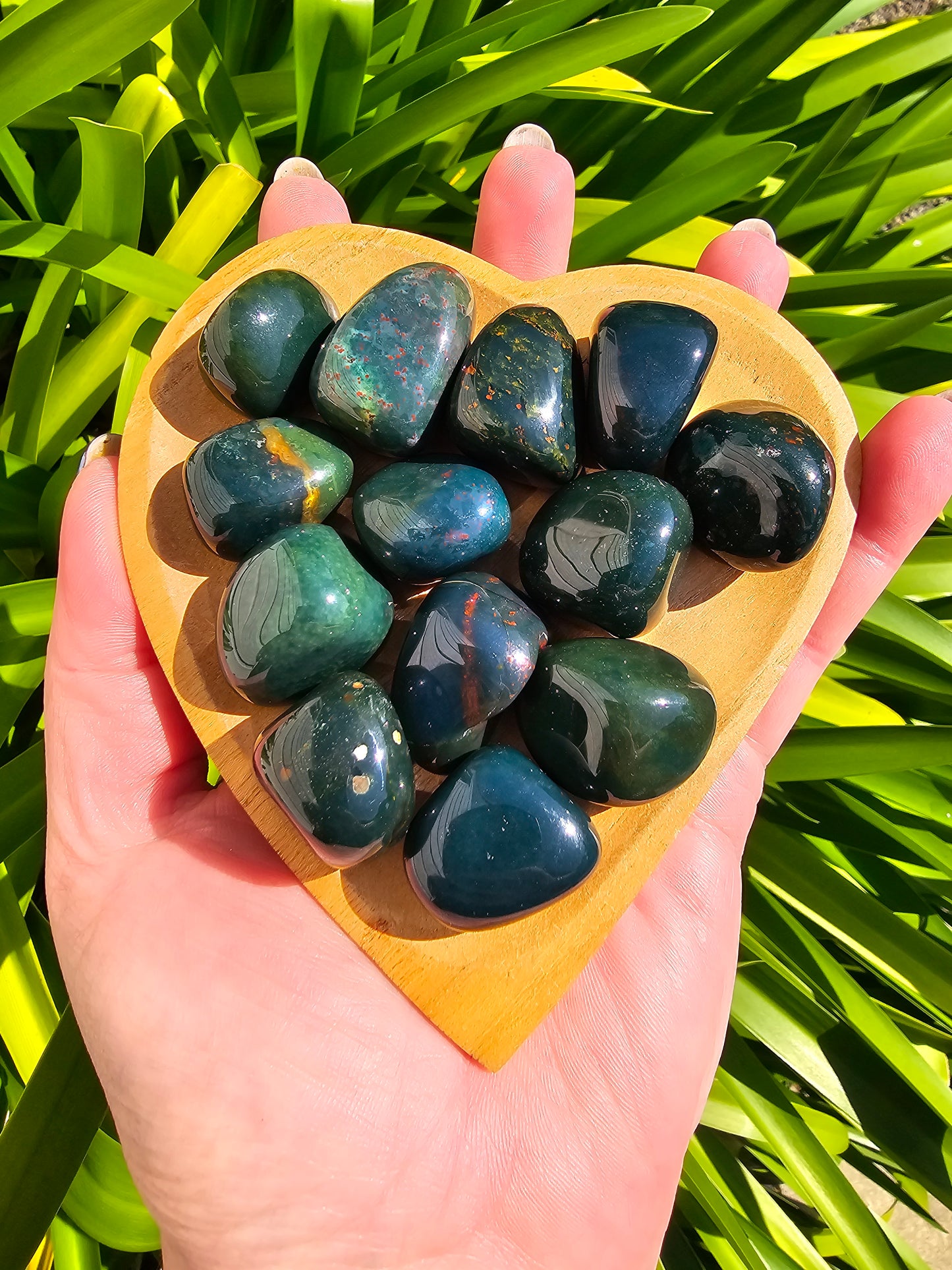 Bloodstone Tumbled Stone