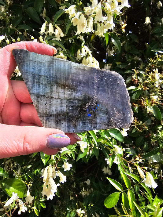 Labradorite Semi Polished Piece E