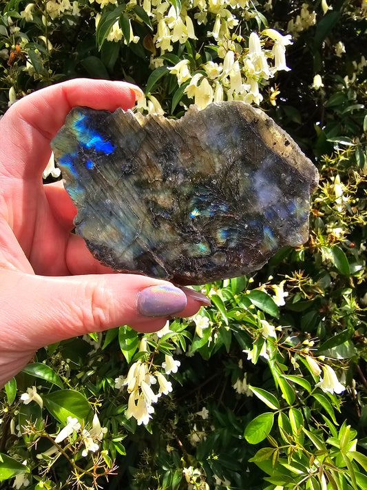 Labradorite Semi Polished Piece G