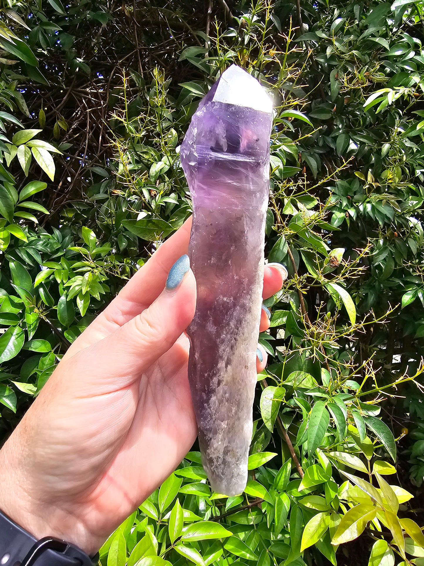 Amethyst Semi Polished Point "CHIPPED"