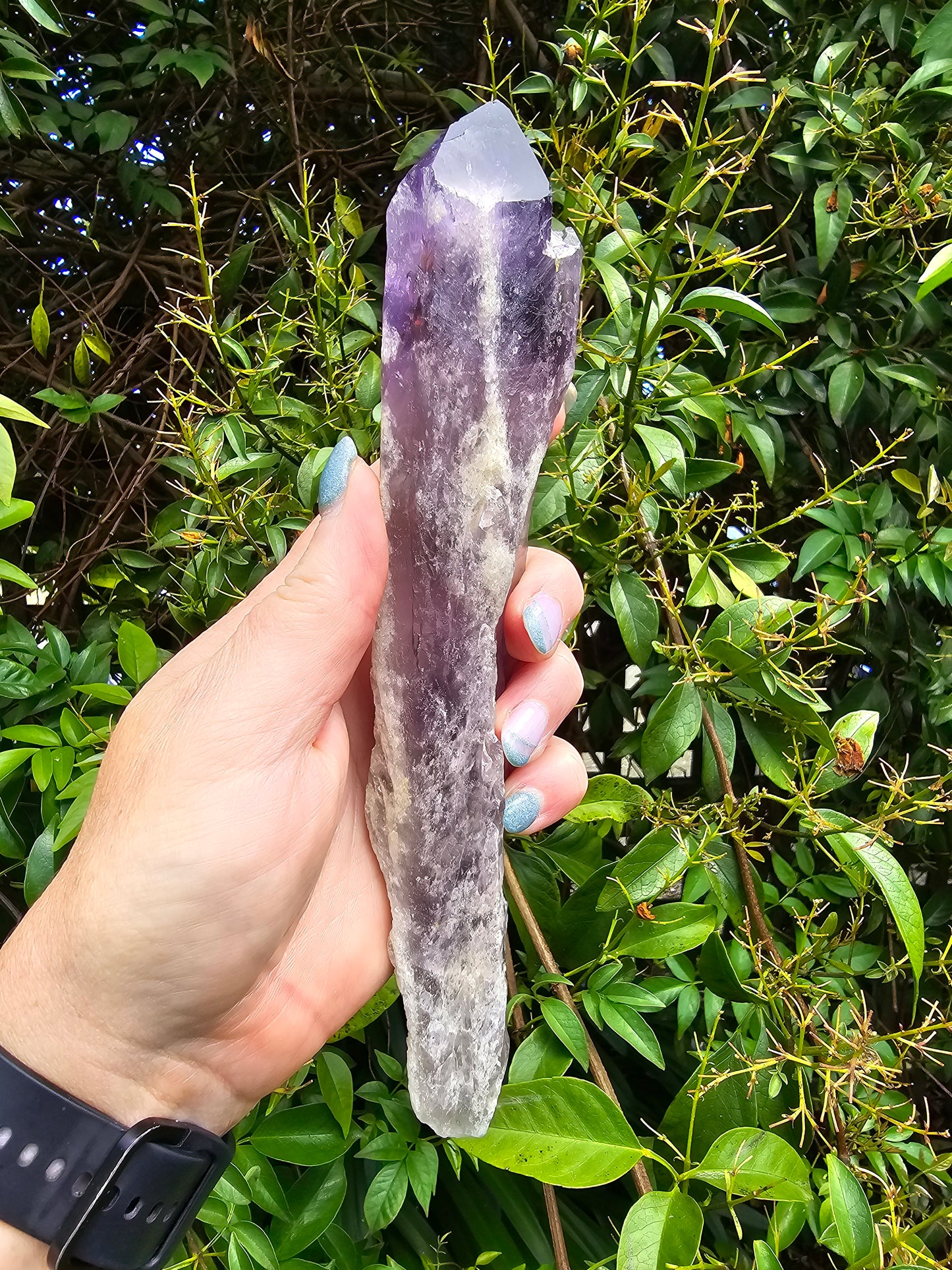 Amethyst Semi Polished Point "CHIPPED"