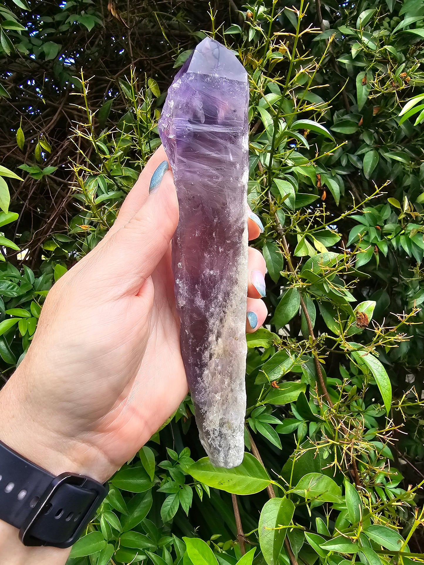 Amethyst Semi Polished Point "CHIPPED"