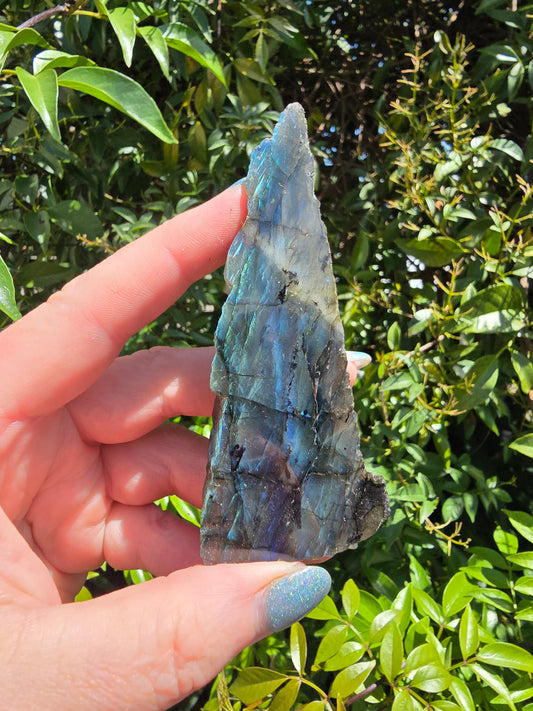 Labradorite Semi Polished Piece K