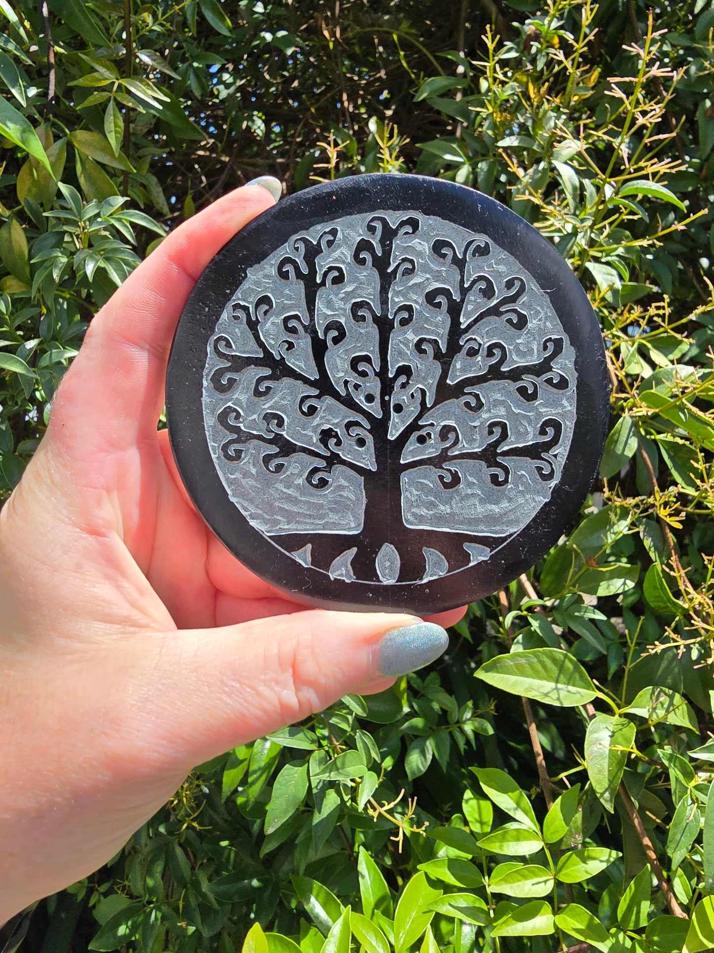 Tree Of Life Soapstone Incense Holder