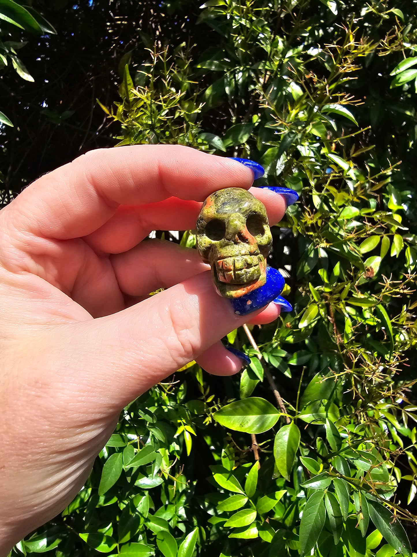 Unakite Small Skull