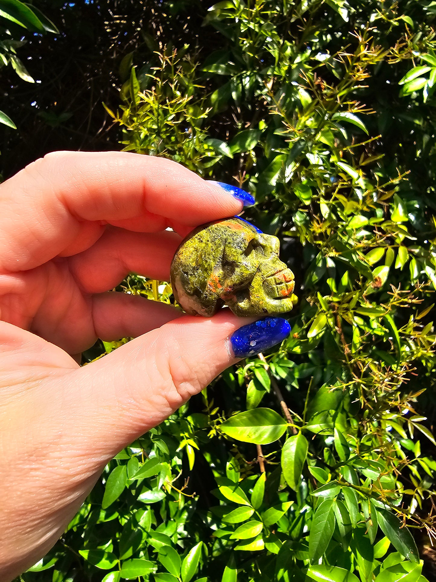 Unakite Small Skull