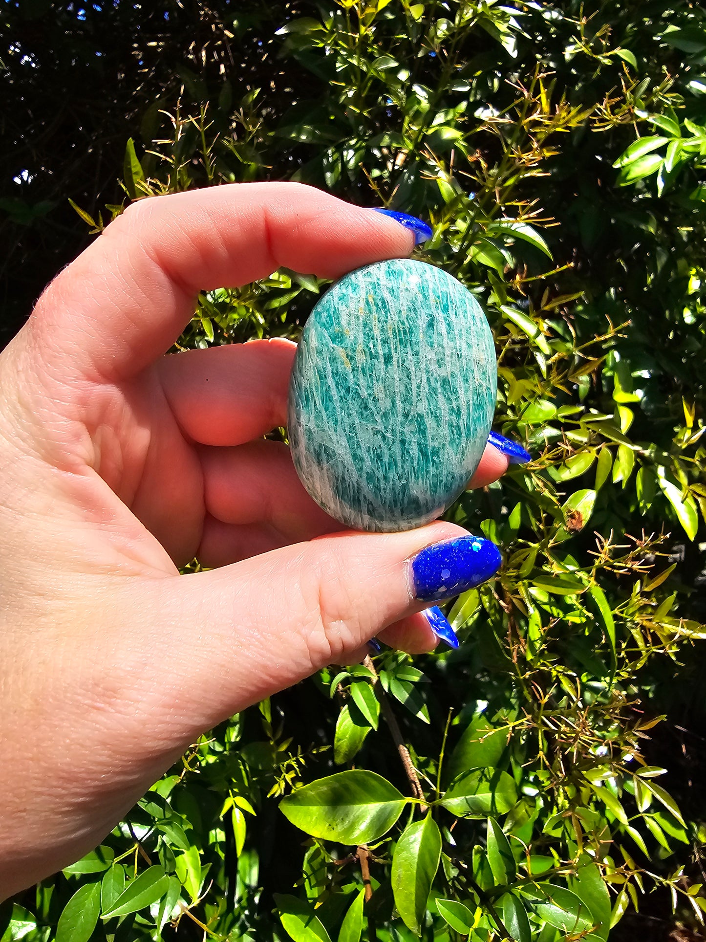 Amazonite Palm Stone A