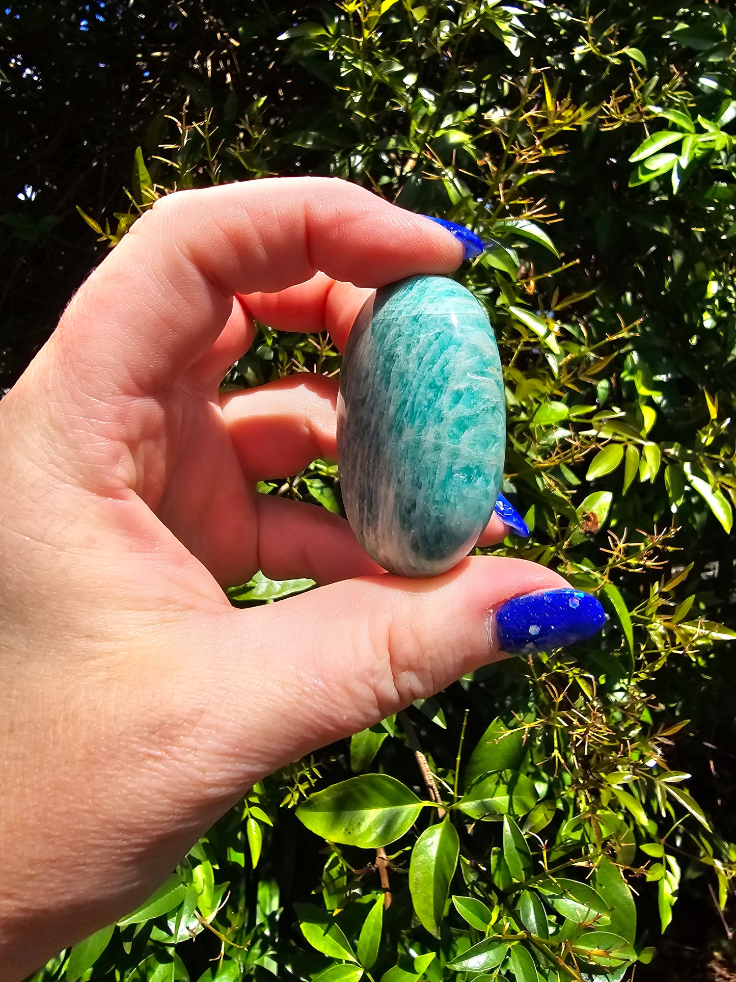 Amazonite Palm Stone A