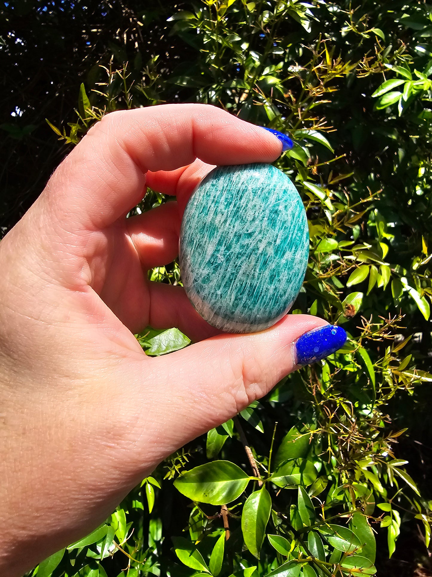 Amazonite Palm Stone A