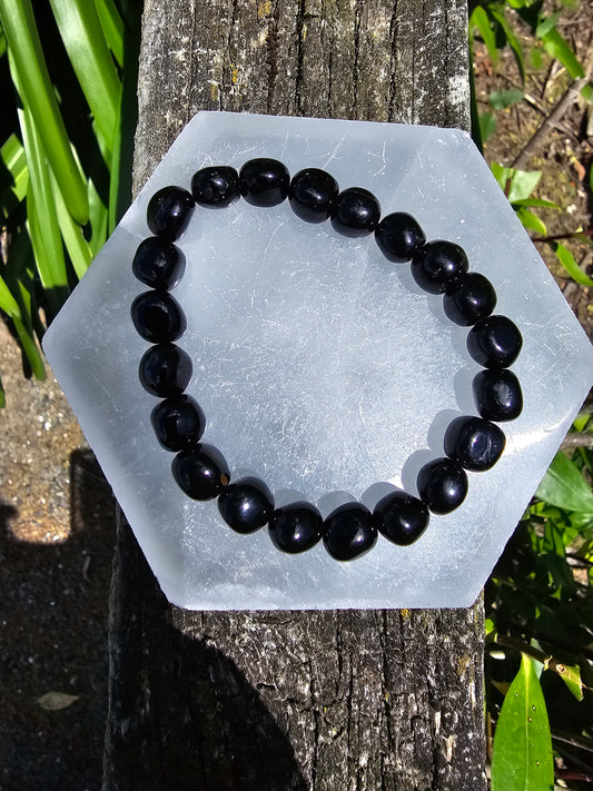 Shungite | Nugget Bead Bracelet