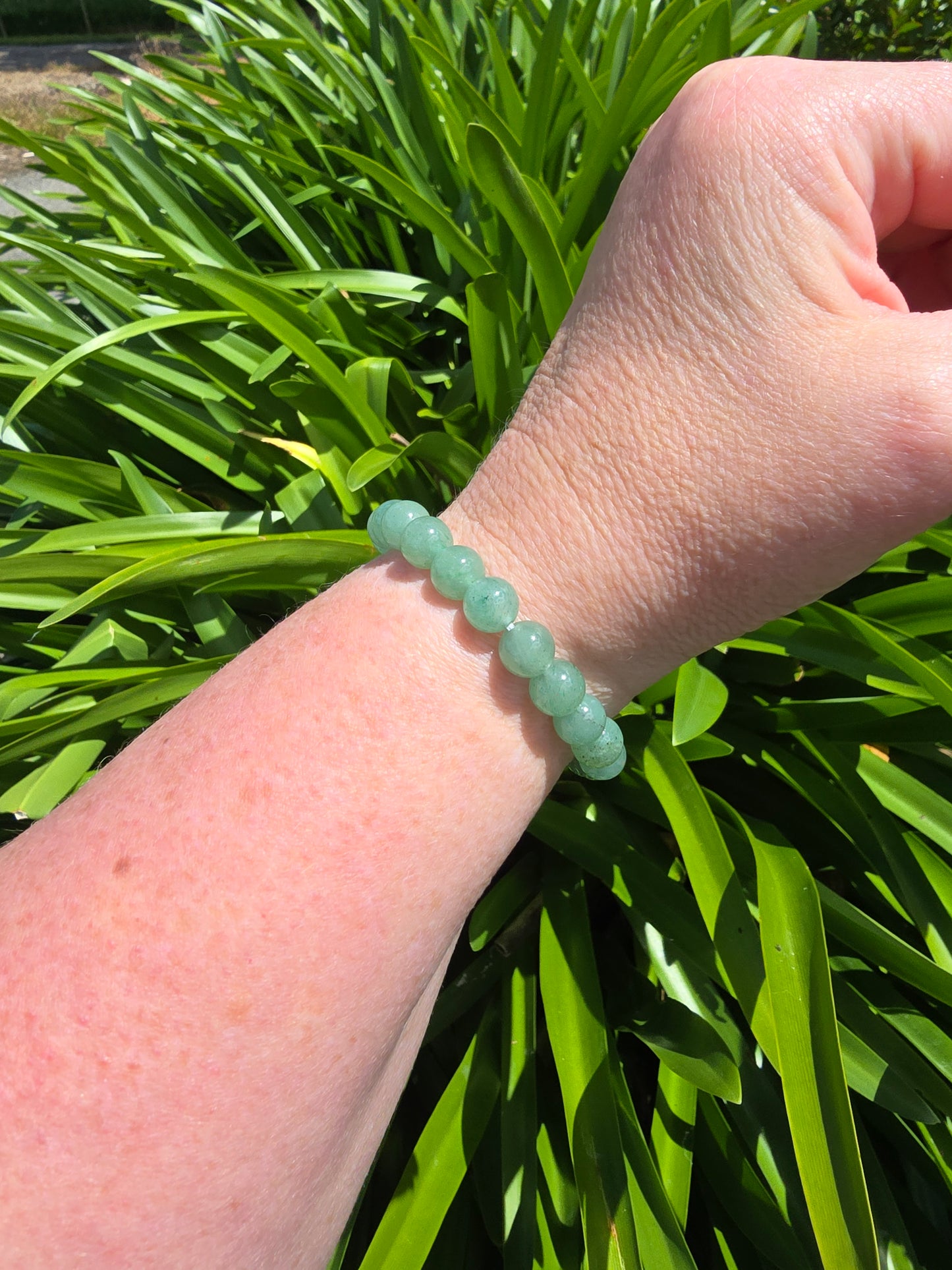 Green Aventurine | Round Bead Bracelet