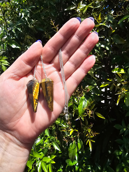 Tigers Eye Pendulum