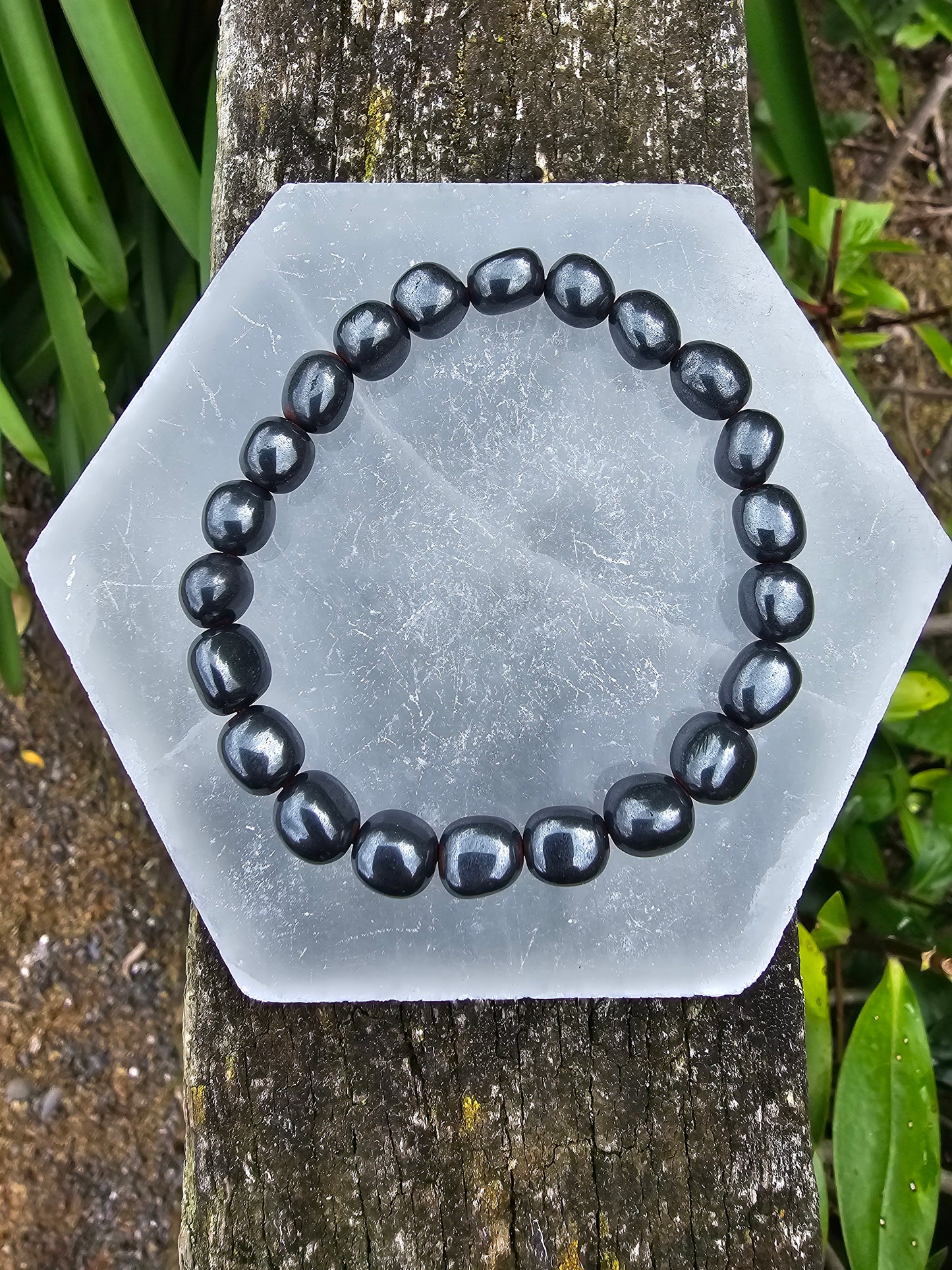 Hematite | Nugget Bead Bracelet