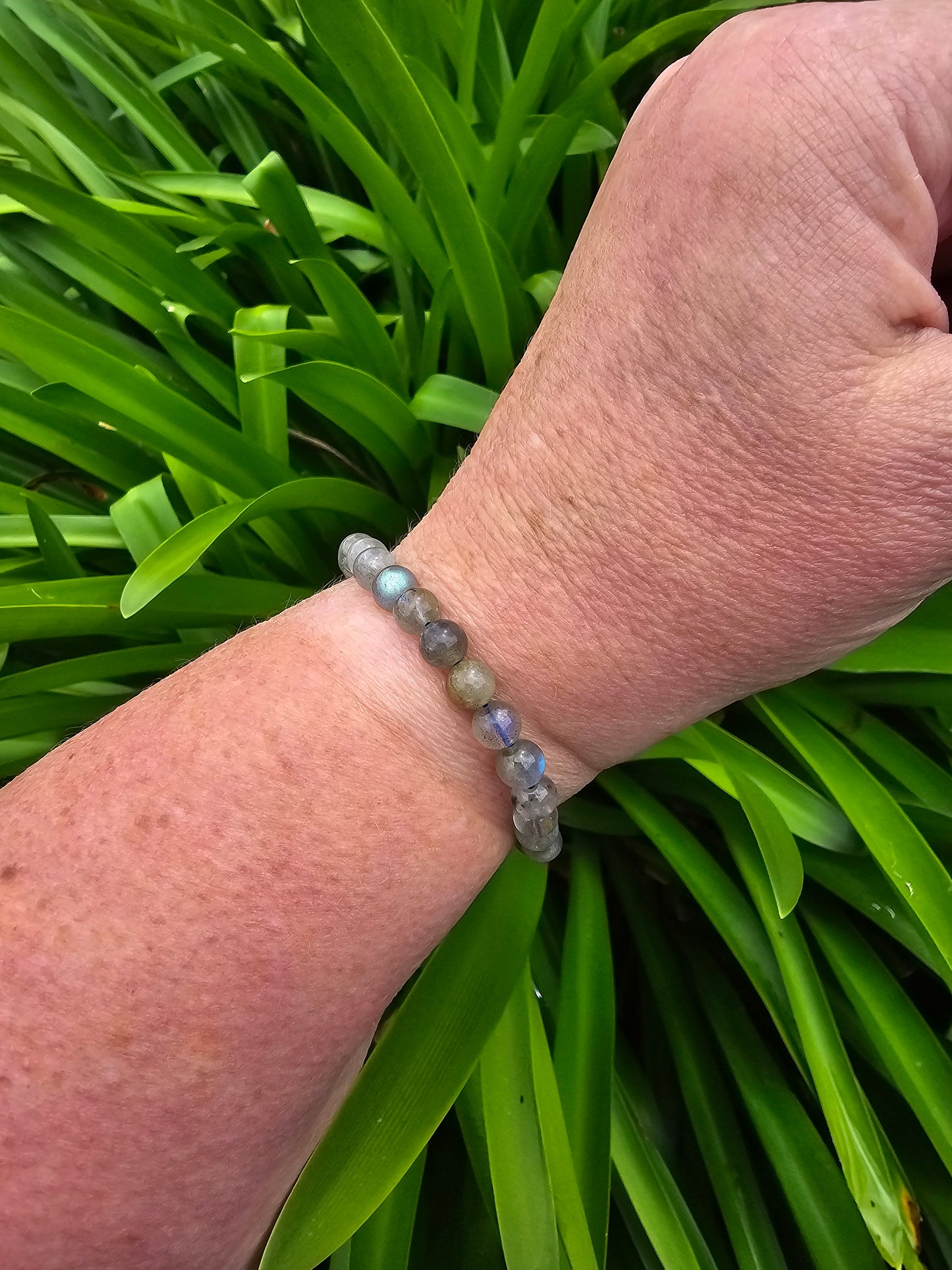 Labradorite | Round Bead Bracelet