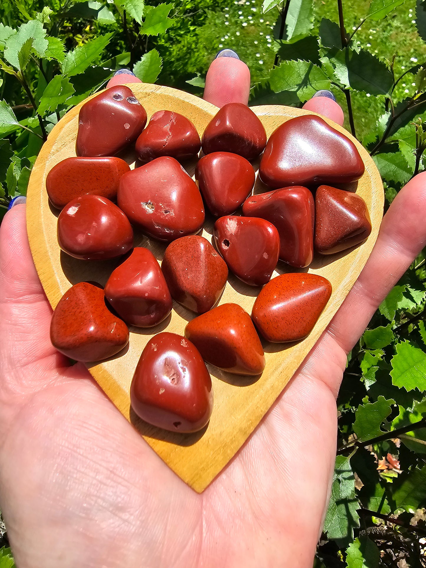 Red Jasper Tumbled Stone