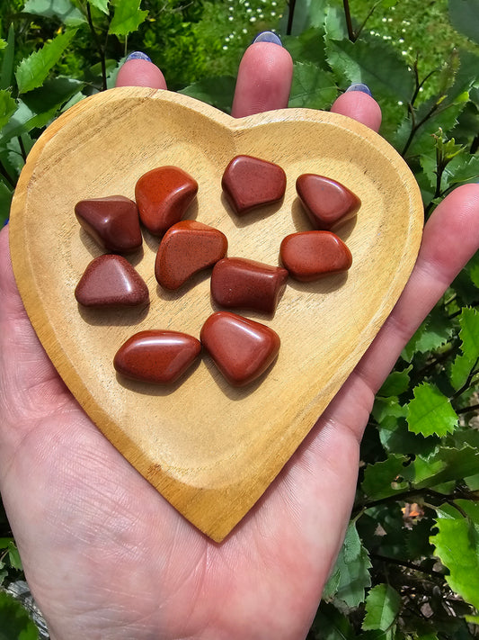 Red Jasper Tumbled Stone 10 Pack Valued at $20