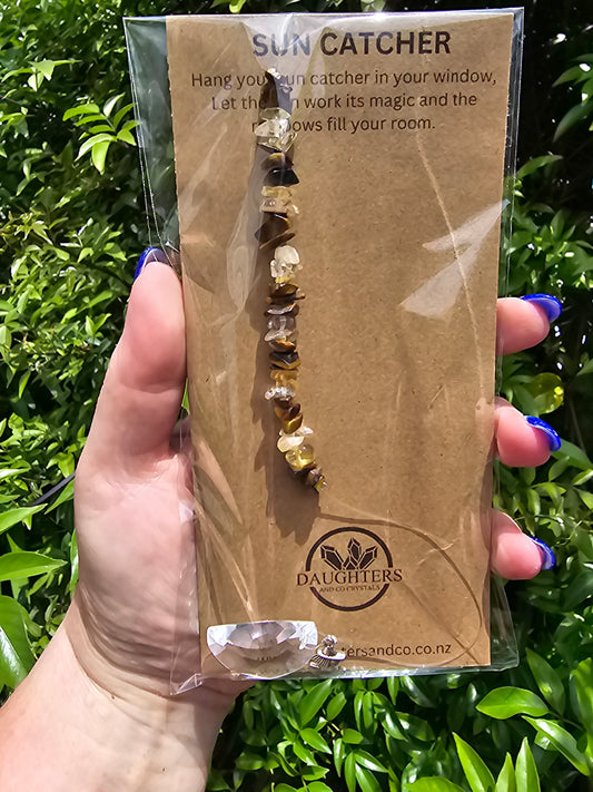 Citrine & Tigers Eye | Moon Sun Catcher