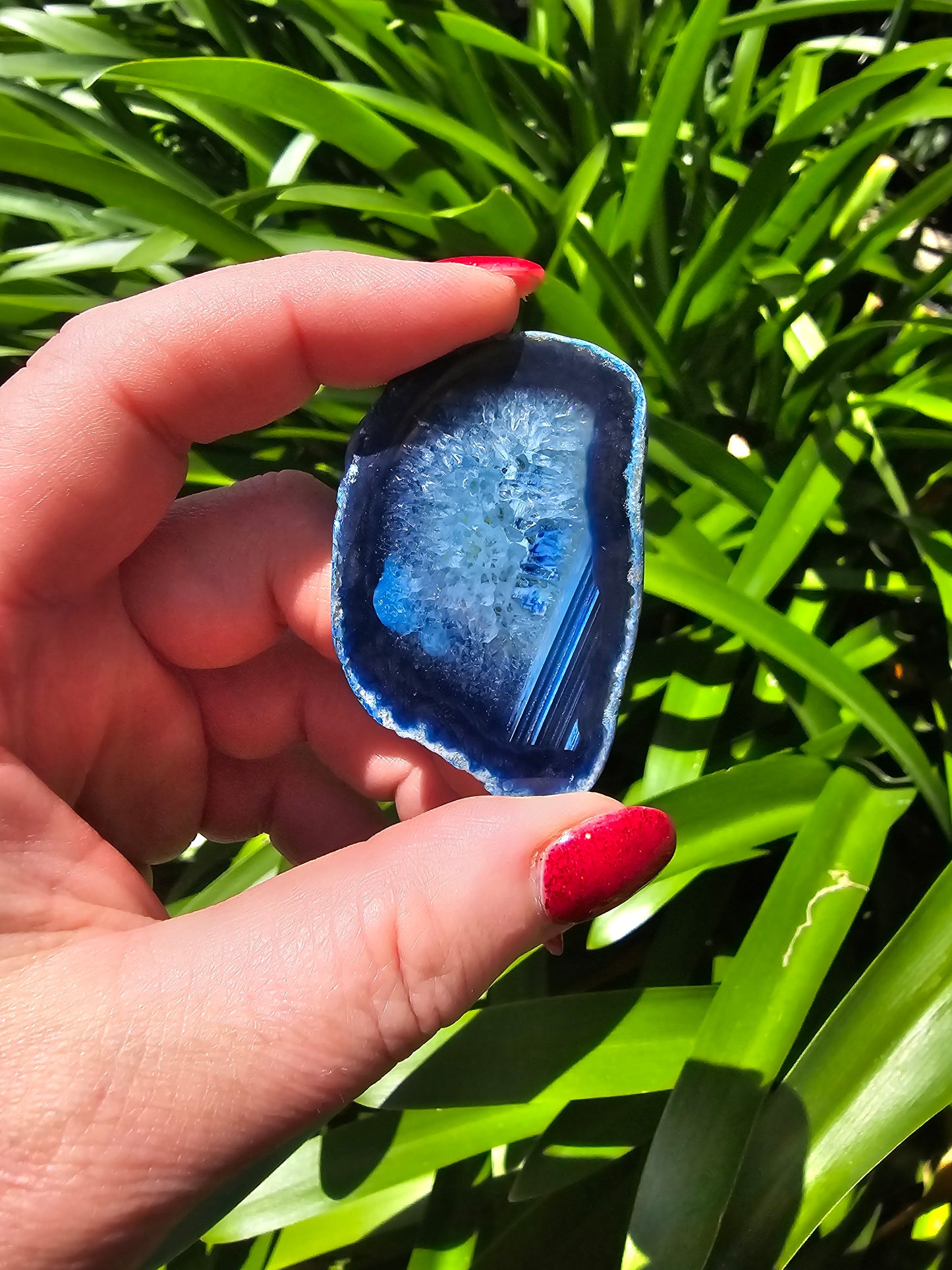 Agate Slice Blue | Small