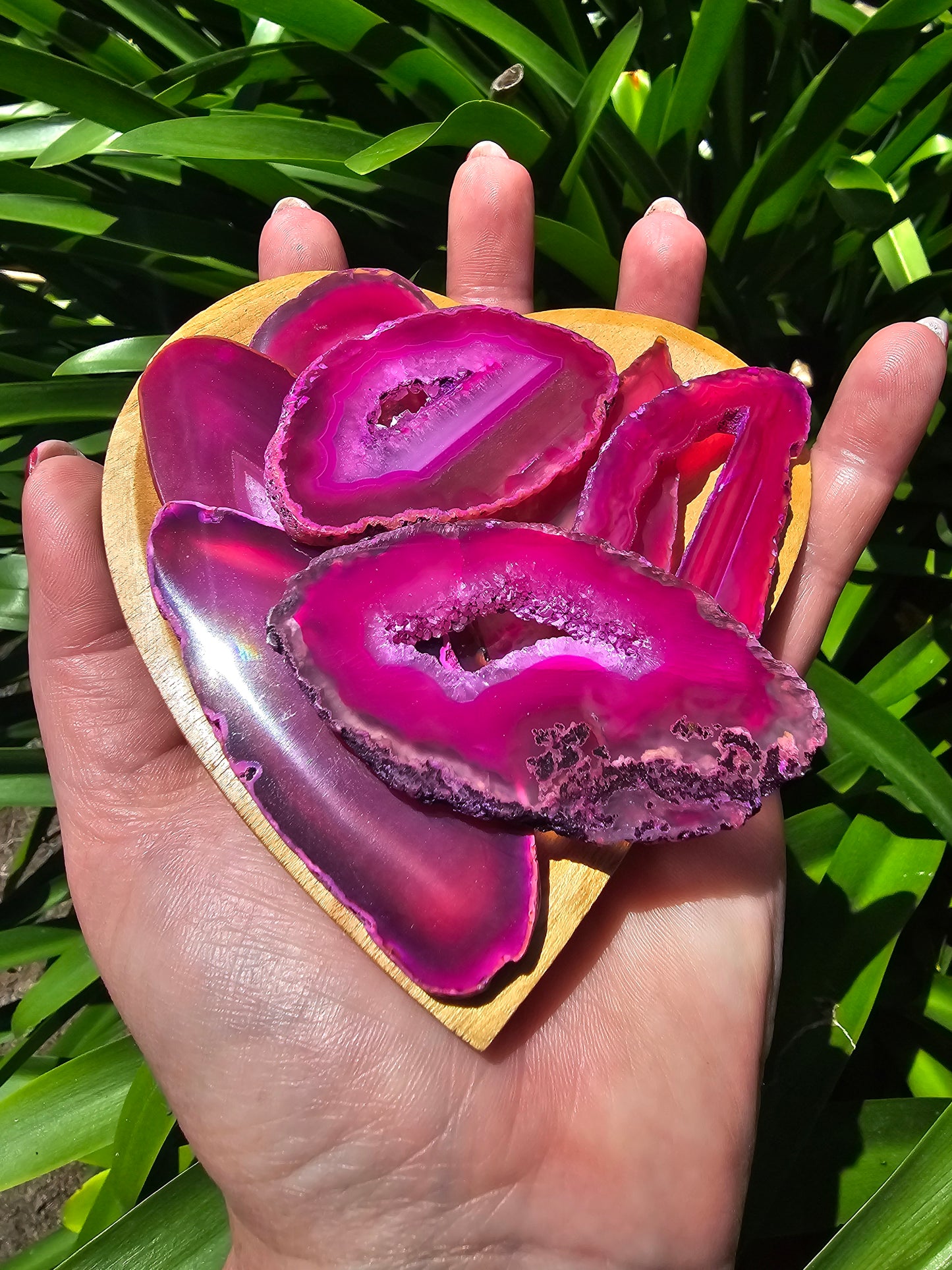 Agate Slice Pink | Small