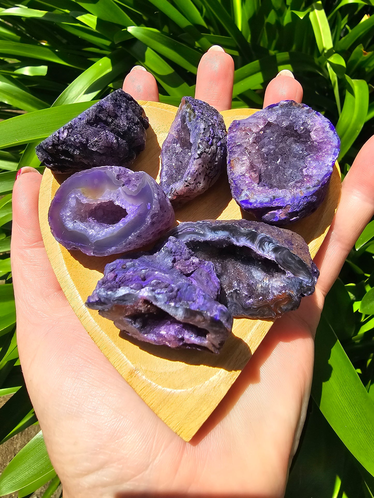 Agate Geode | Cave Purple Medium