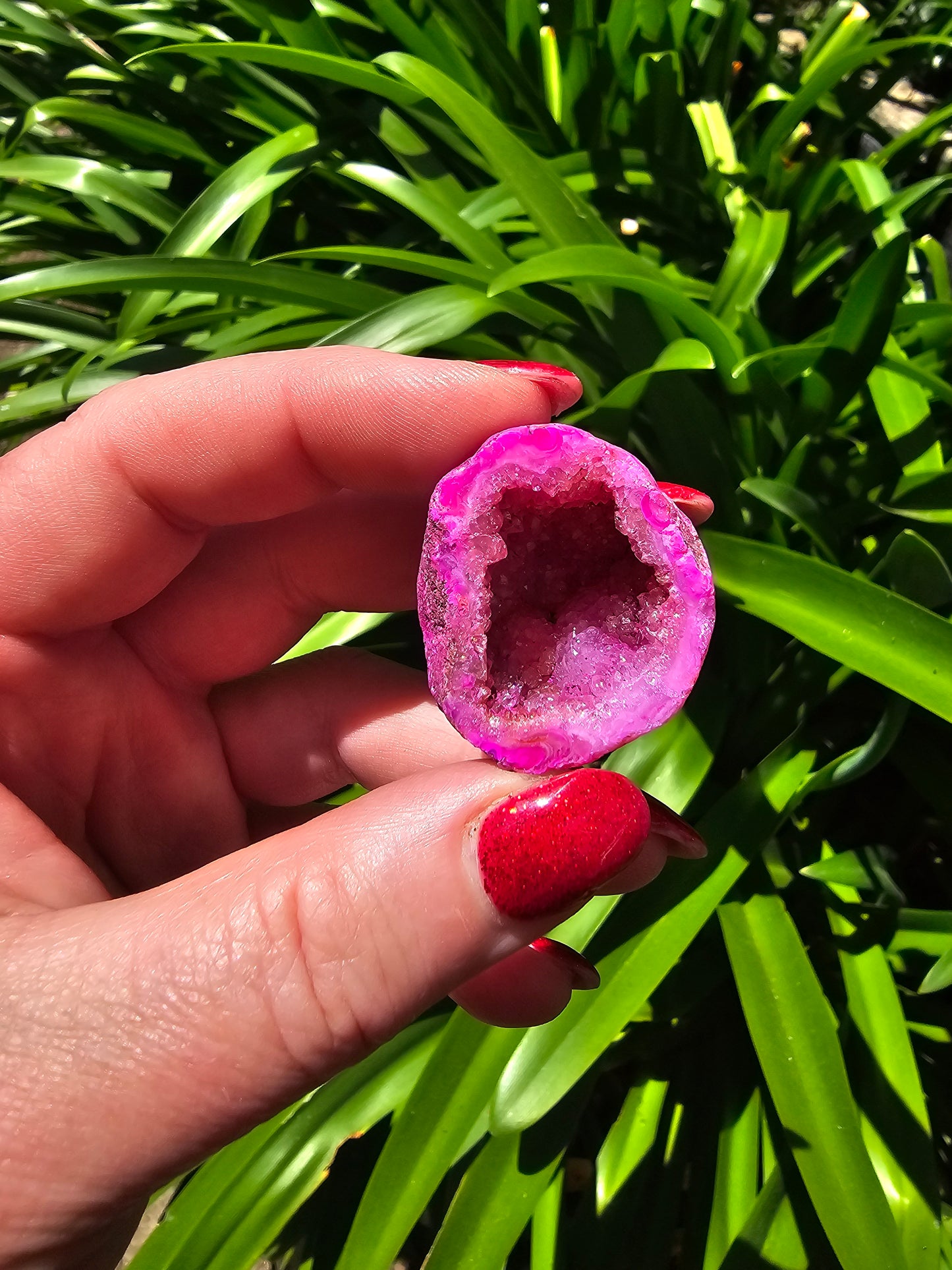 Agate Geode | Cave Pink Small