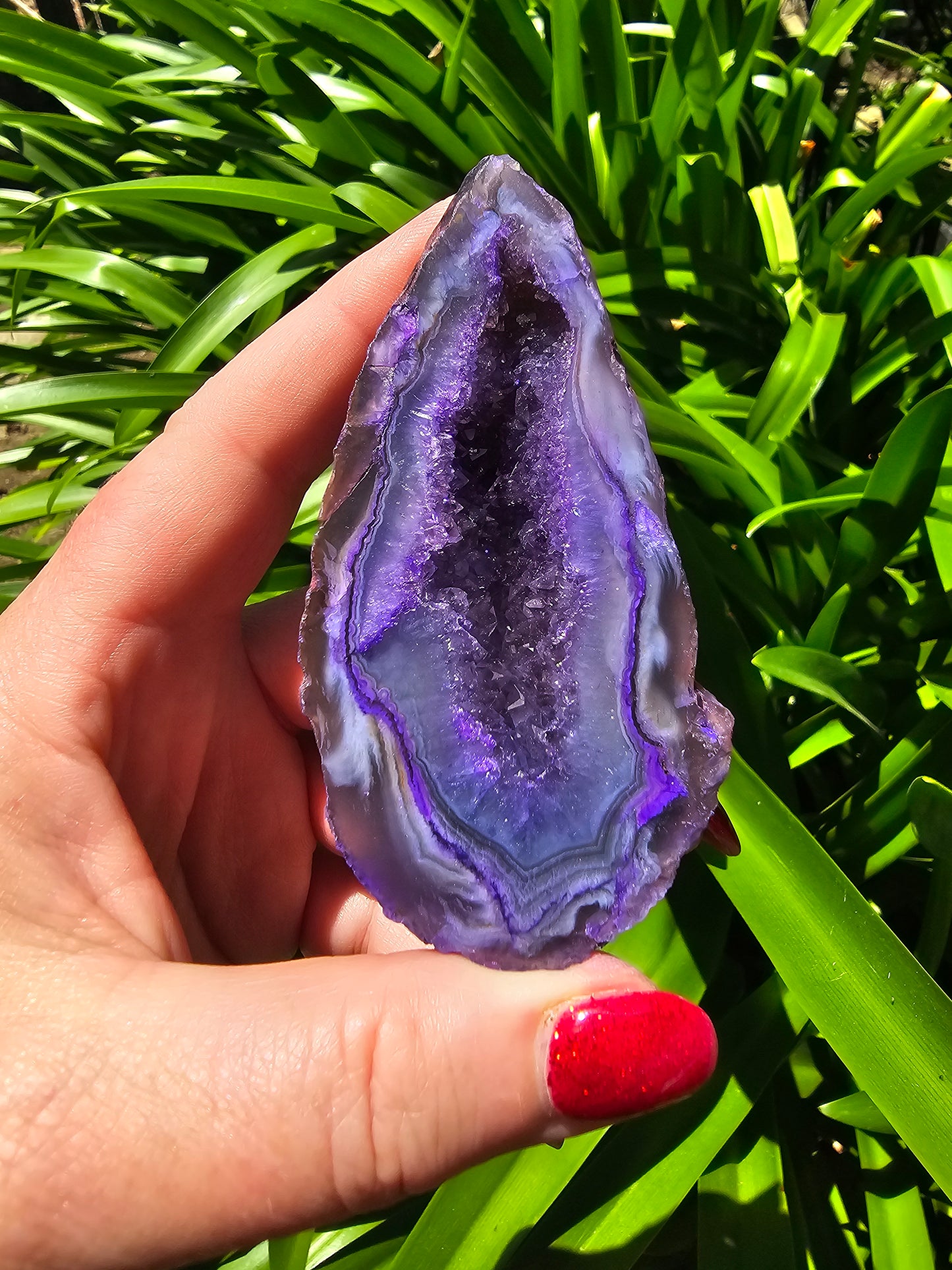 Agate Geode | Cave Purple B