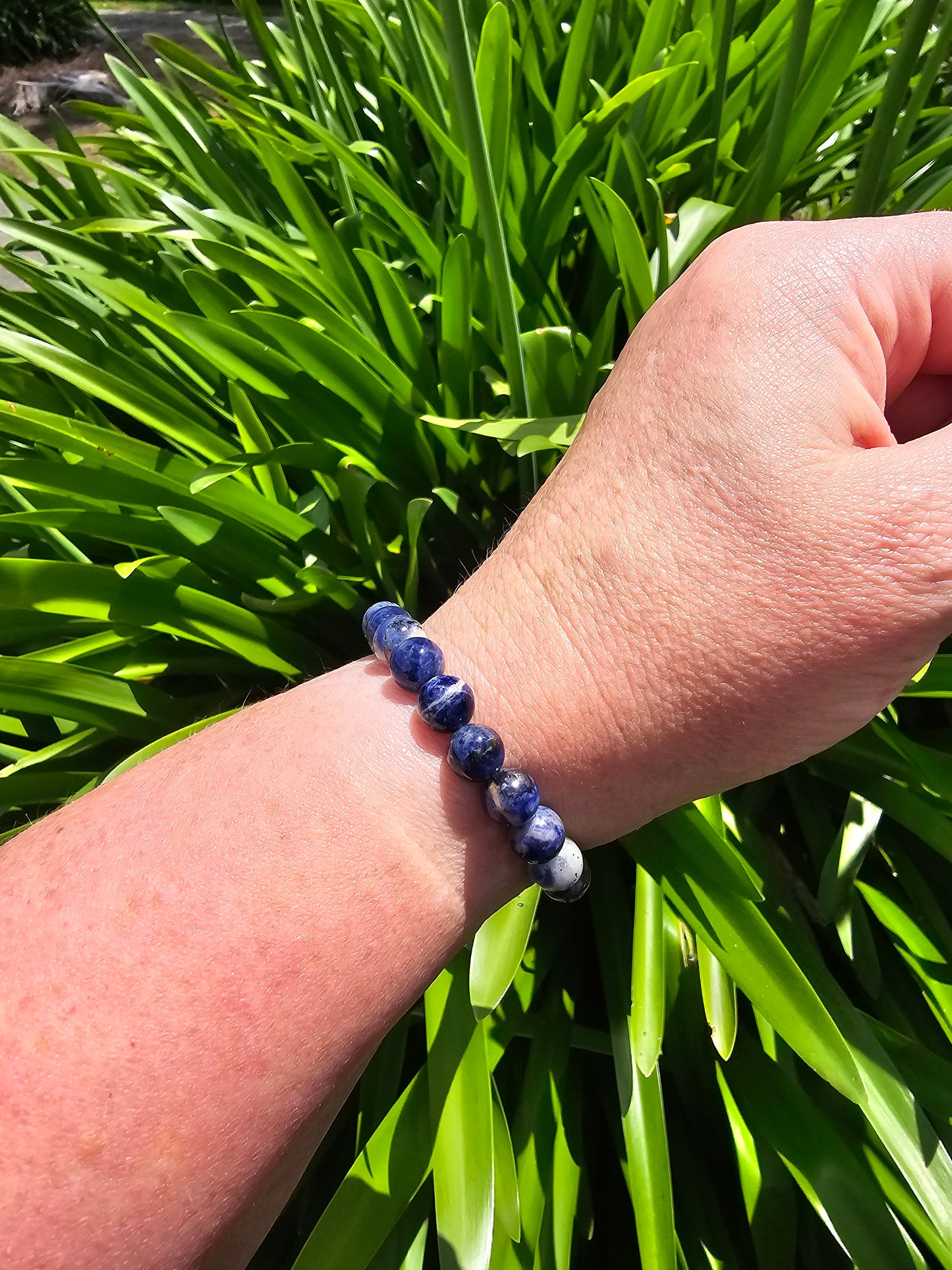 Sodalite | Round Bead Bracelet