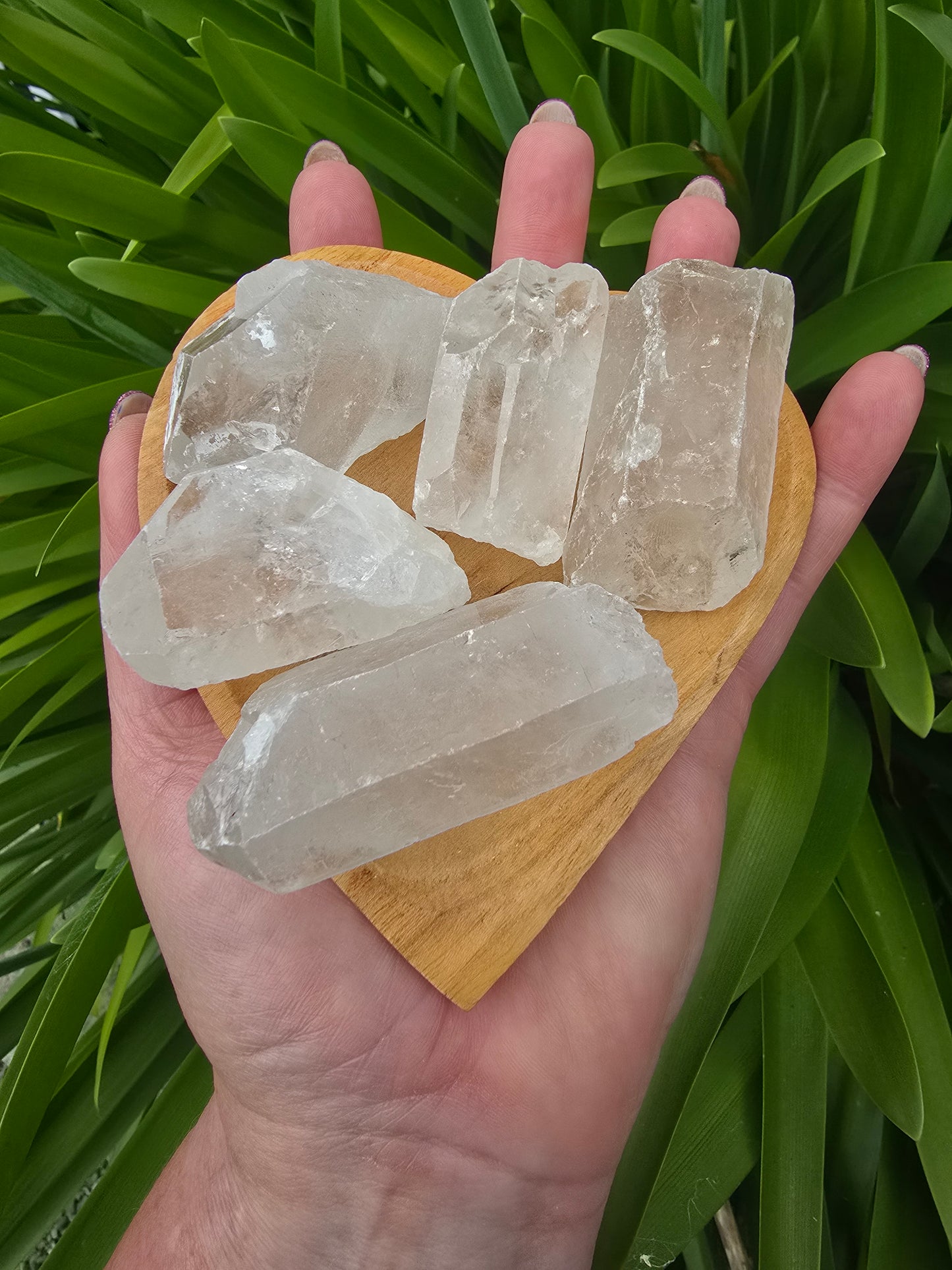 Clear Quartz Rough Point Medium