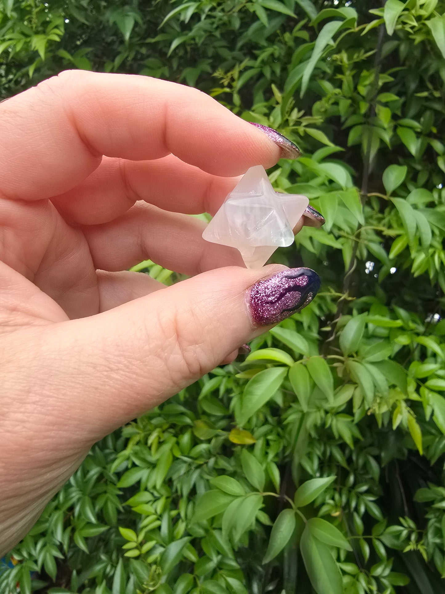 Rose Quartz Merkaba Small