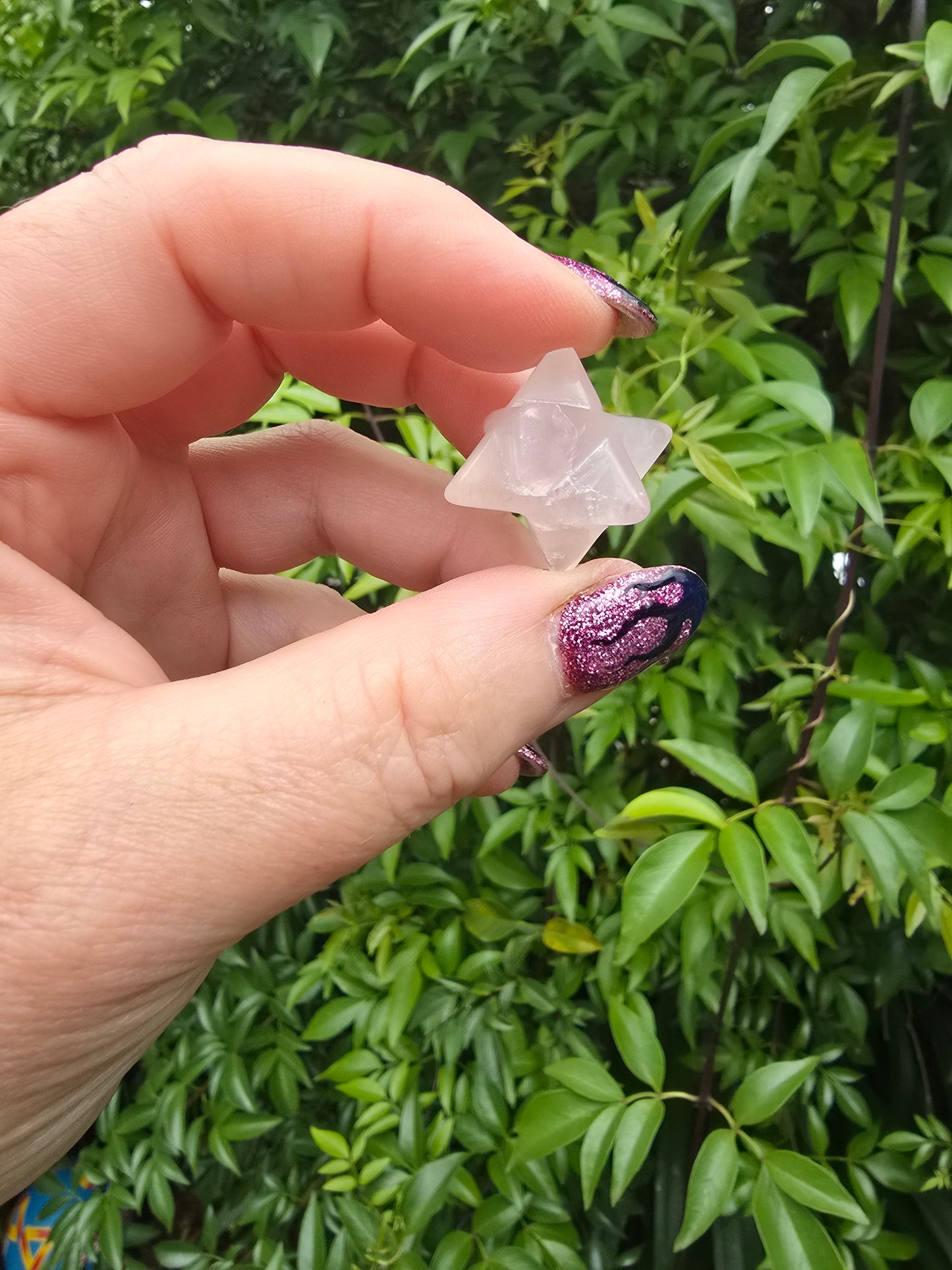 Rose Quartz Merkaba Small