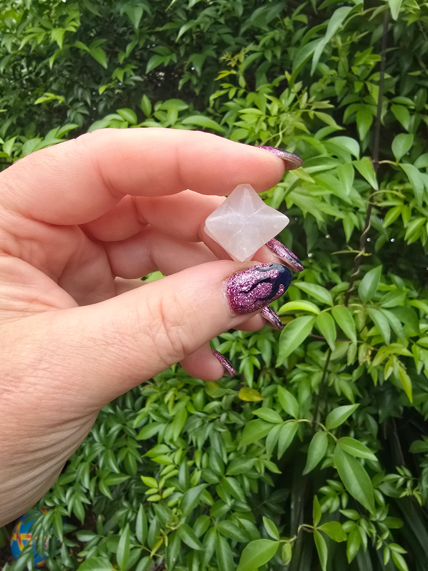 Rose Quartz Merkaba Small