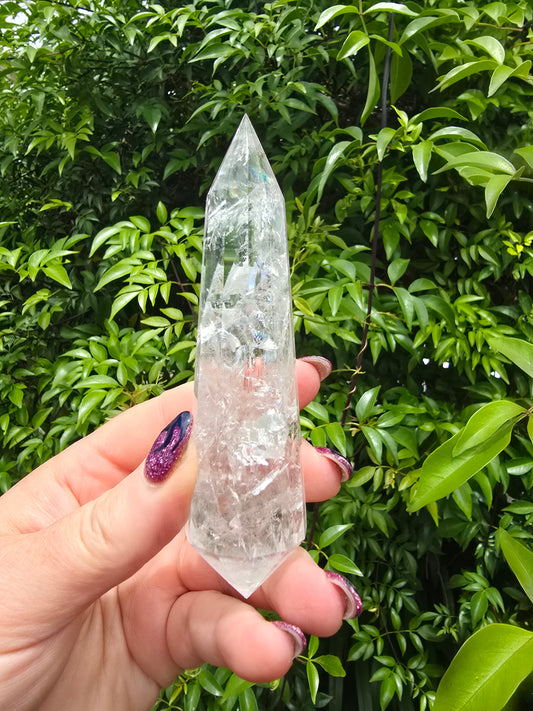 Clear Quartz Vogel Wand A