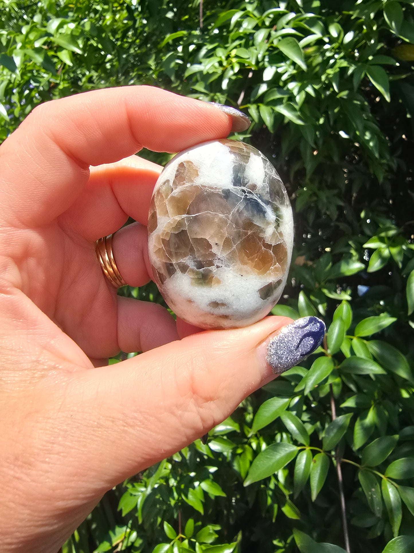 Polarity Moonstone Palm Stone A