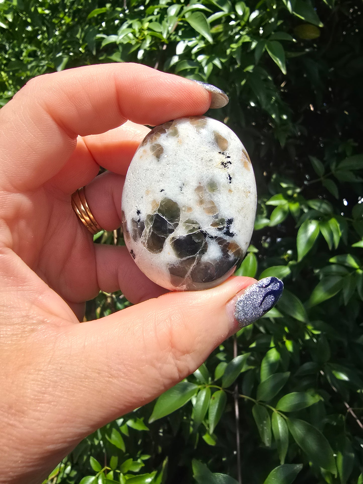 Polarity Moonstone Palm Stone B