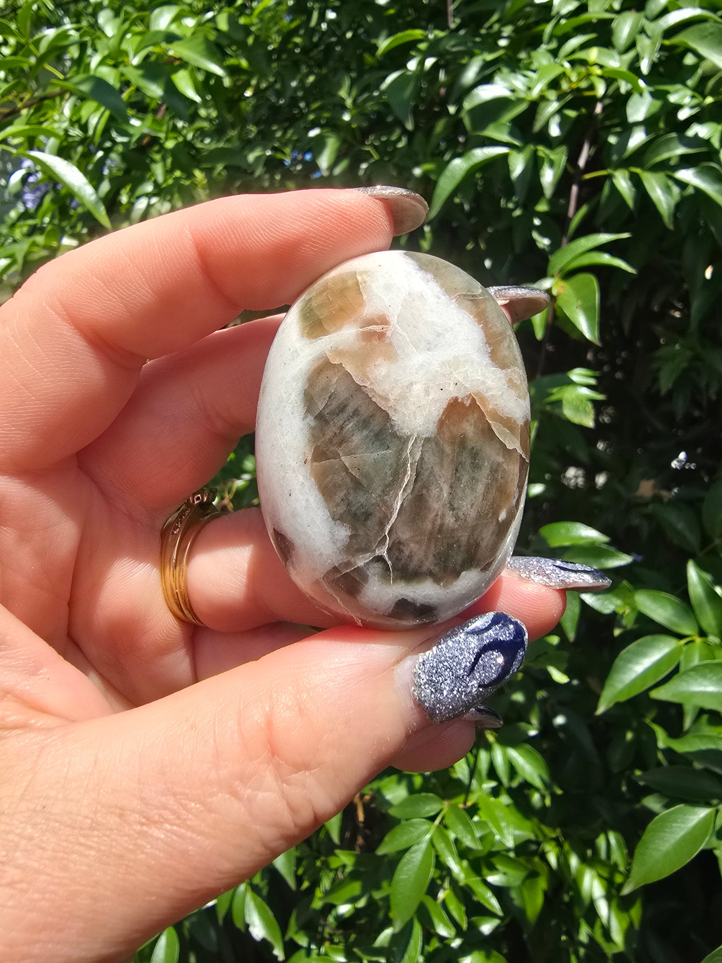 Polarity Moonstone Palm Stone C