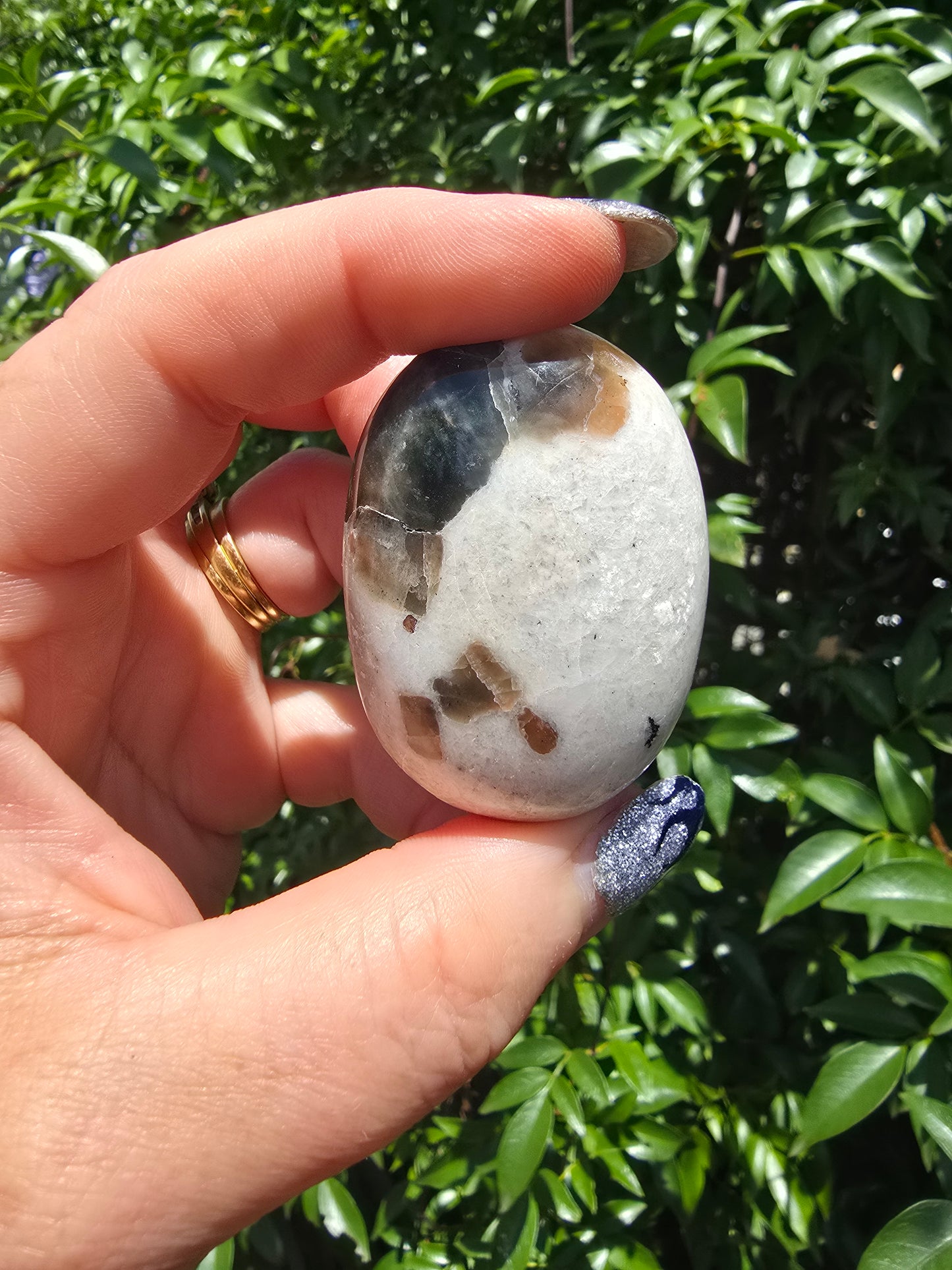 Polarity Moonstone Palm Stone C