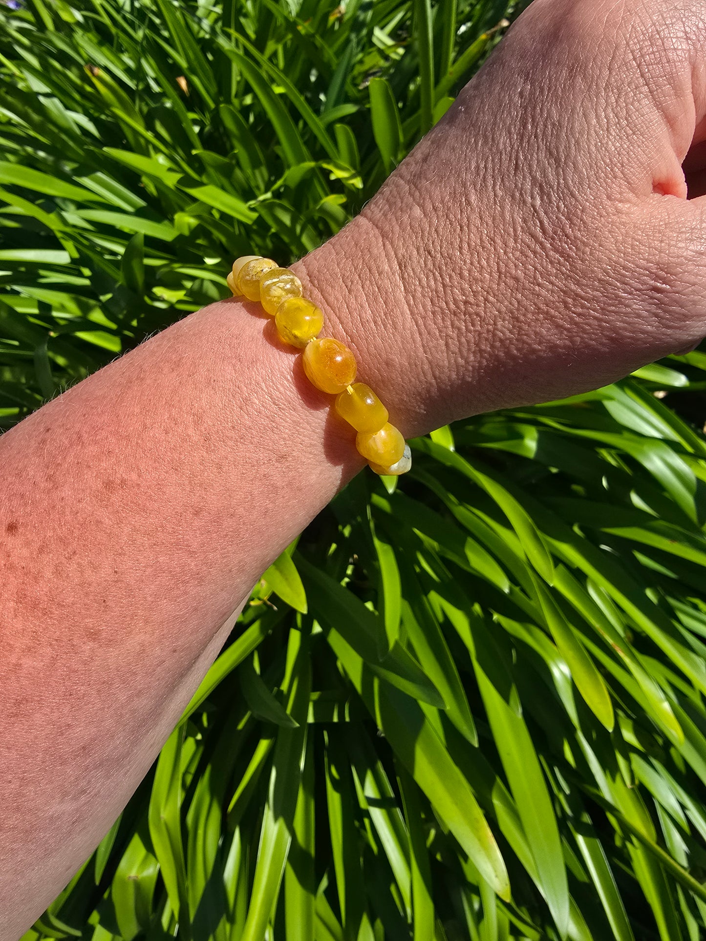 Yellow Opal | Nugget Bead Bracelet