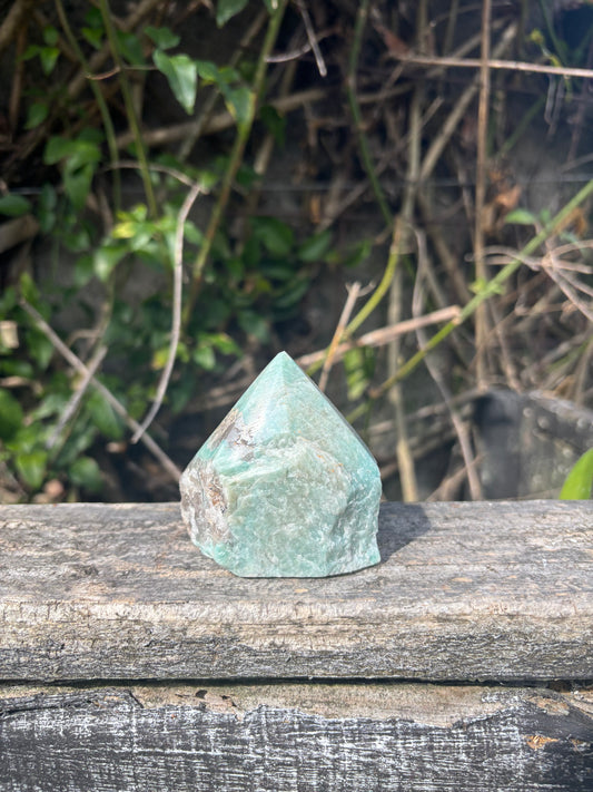 Amazonite Semi Polished Point D