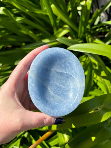 Blue Calcite Bowl A