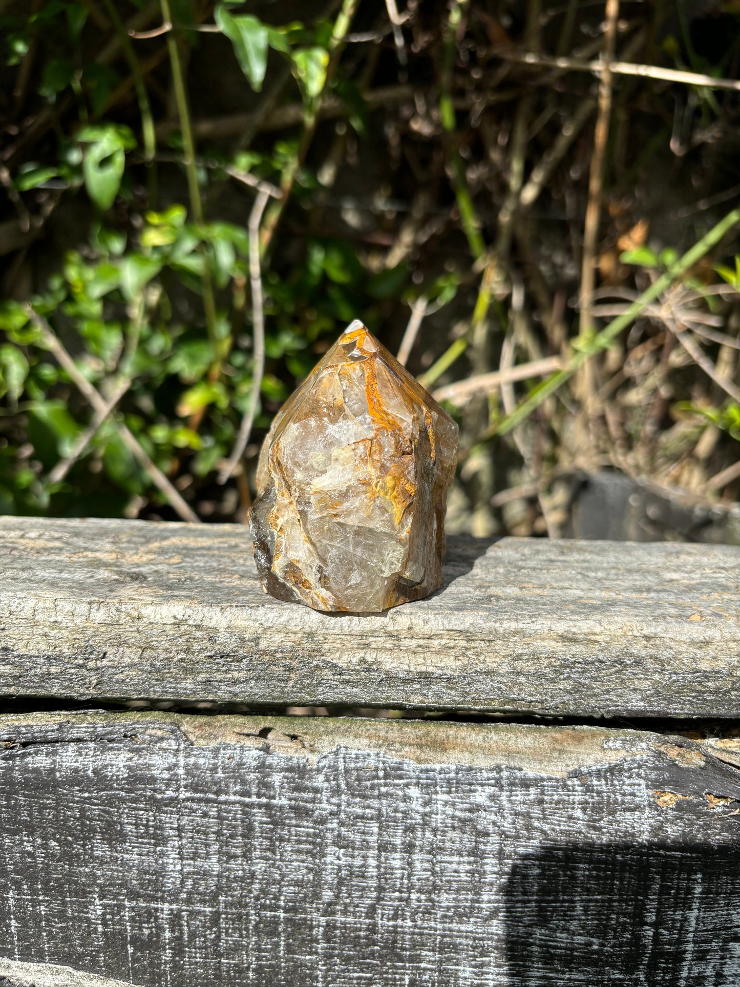 Golden Healer Quartz | Semi Polished Point B