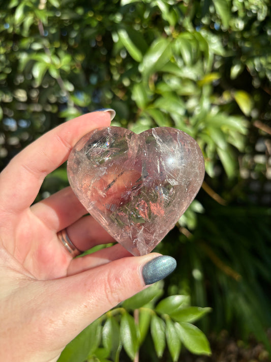 Amethyst Polished Heart A