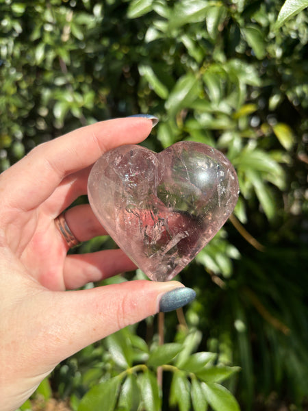 Amethyst Polished Heart A