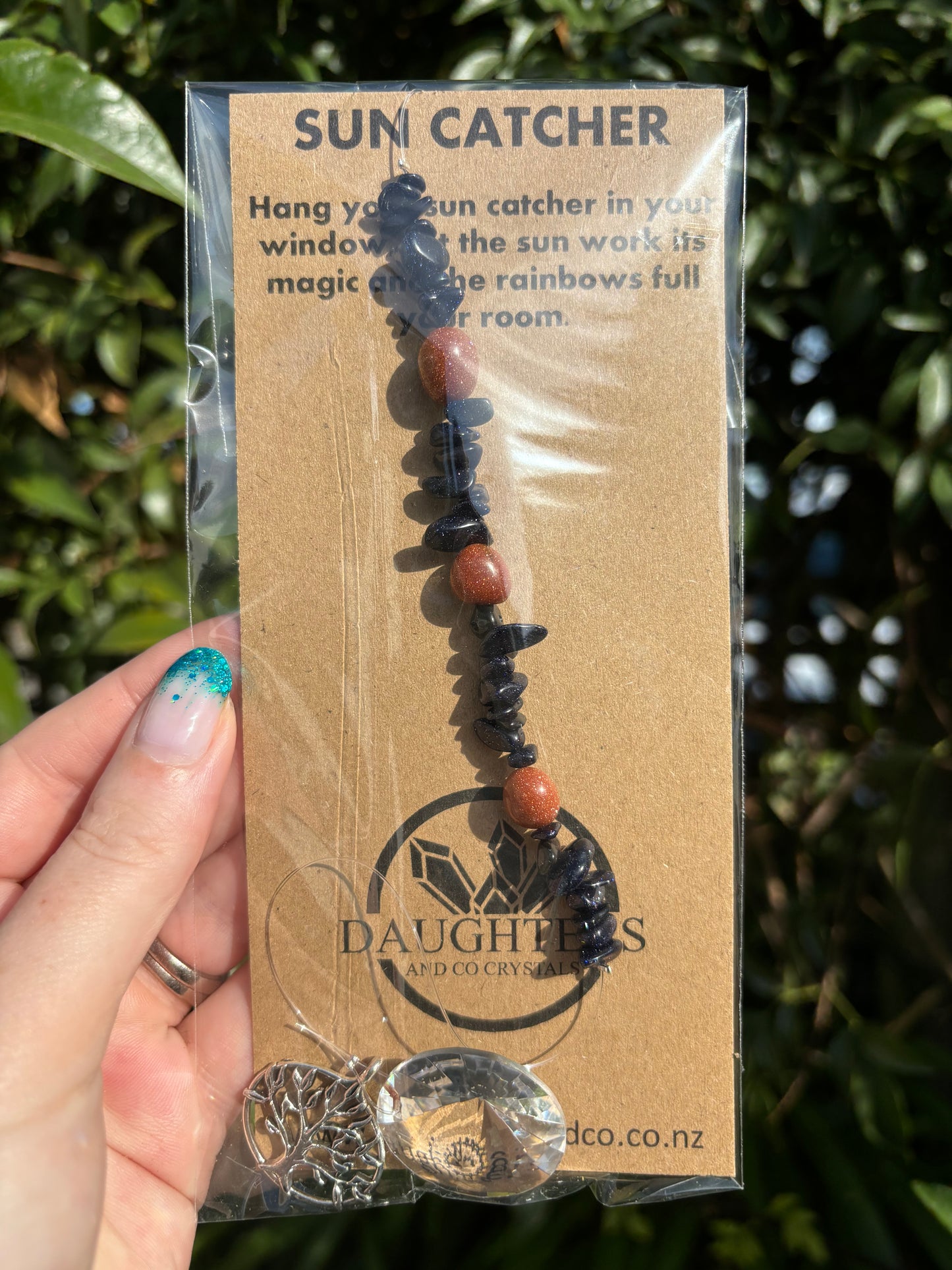 Blue Goldstone & Goldstone | Sun Sun Catcher