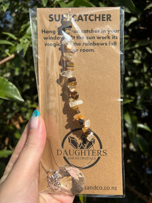 Tigers Eye & Citrine | Sun Sun Catcher