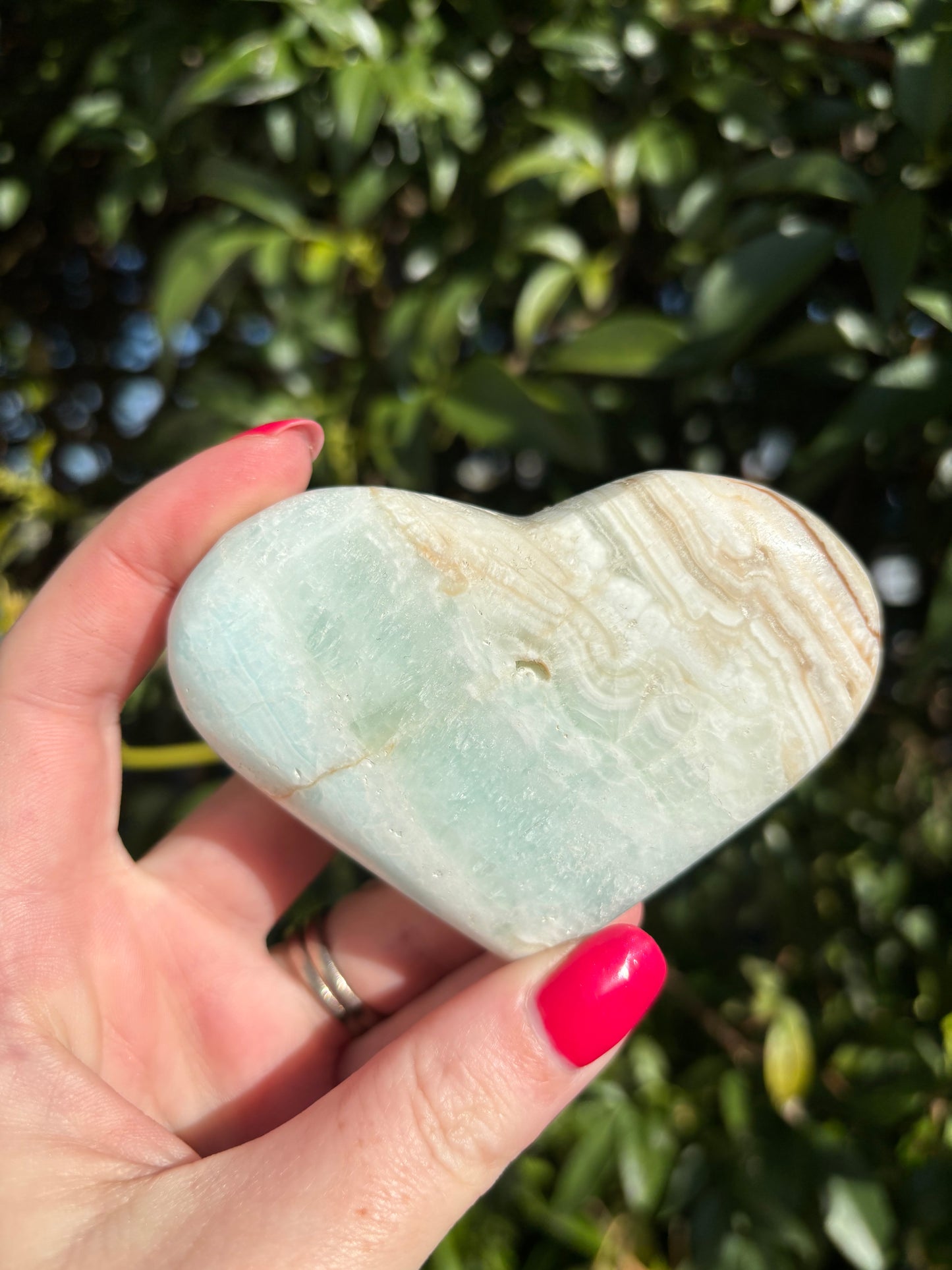 Caribbean Calcite Heart B