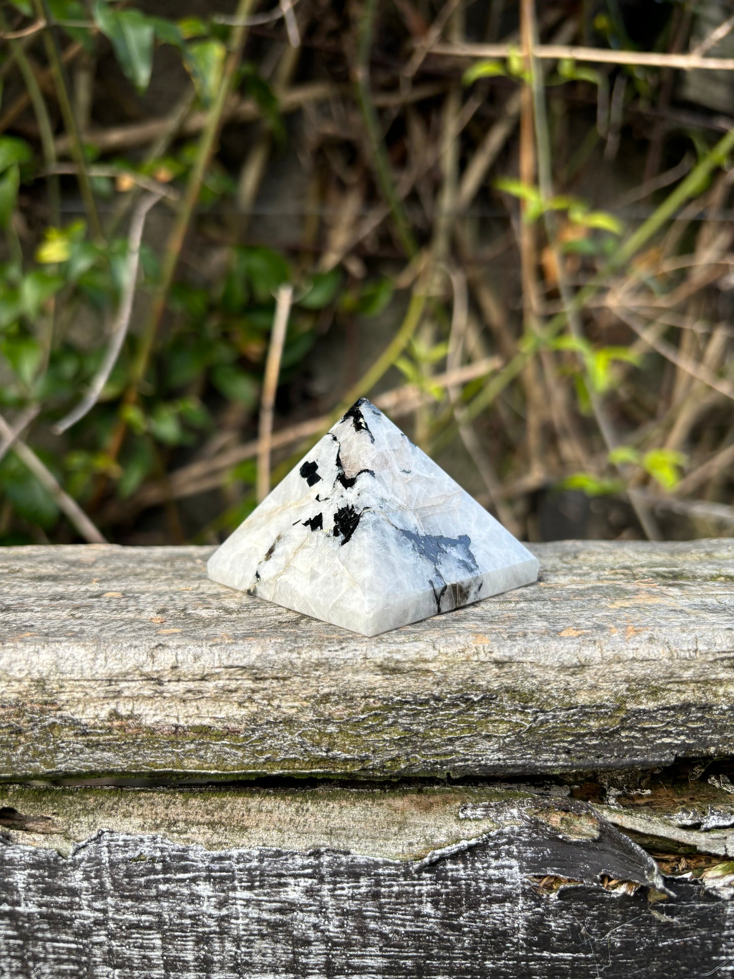 Rainbow Moonstone Pyramid A