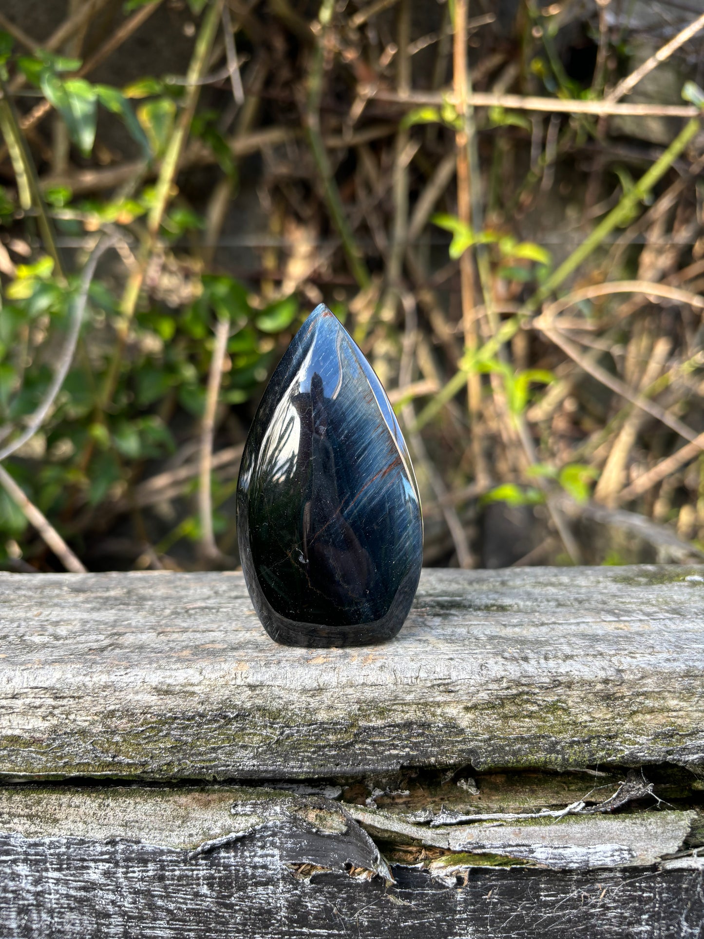 Blue Tigers Eye Flame B