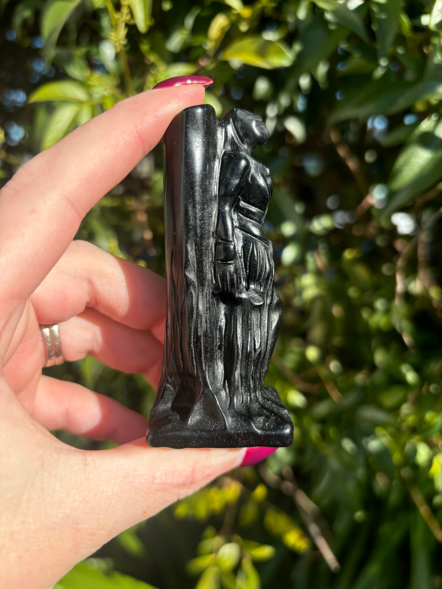 Sekhmet | Black Obsidian Carving