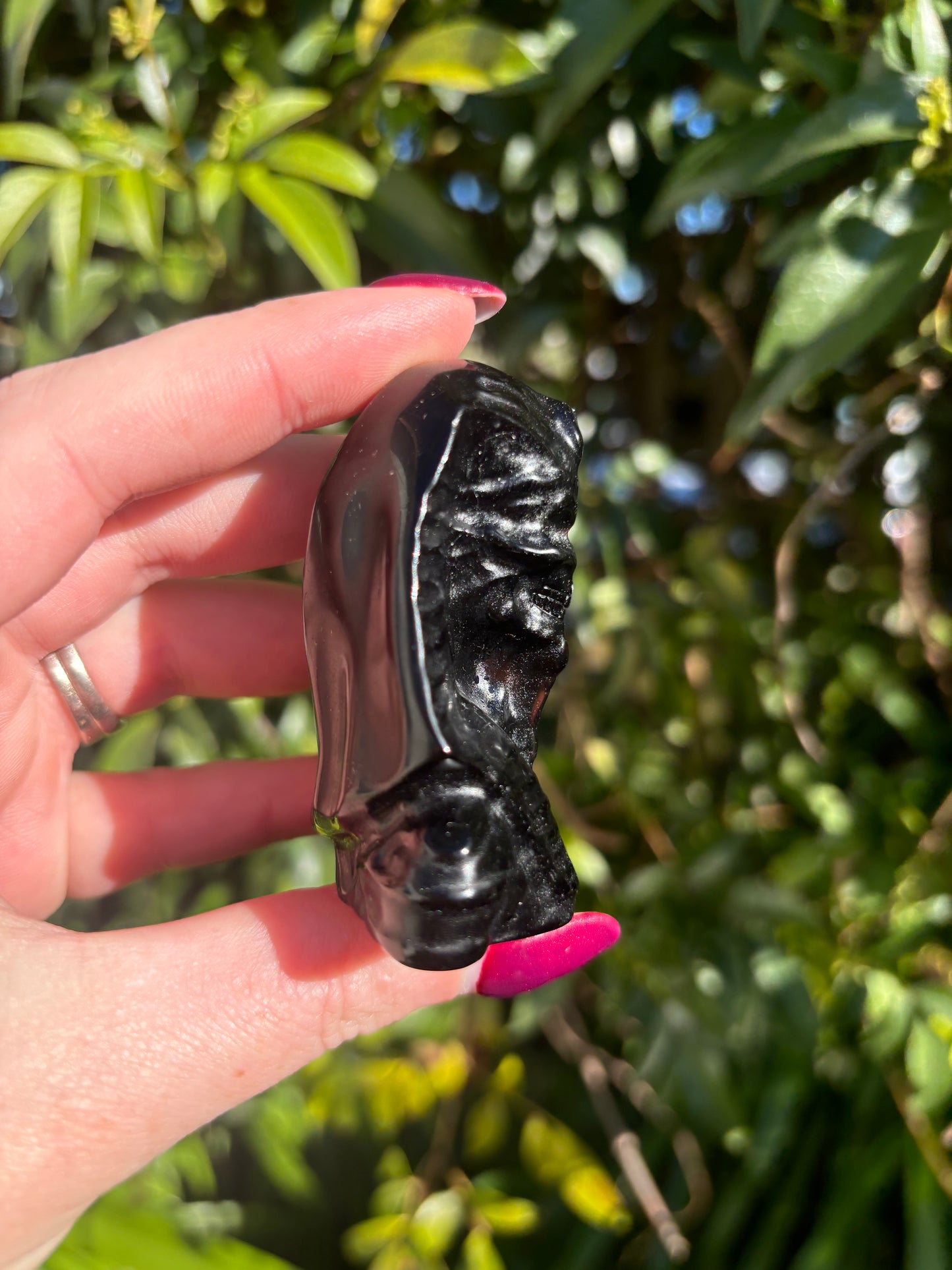 King Tutankhamun | Black Obsidian Carving