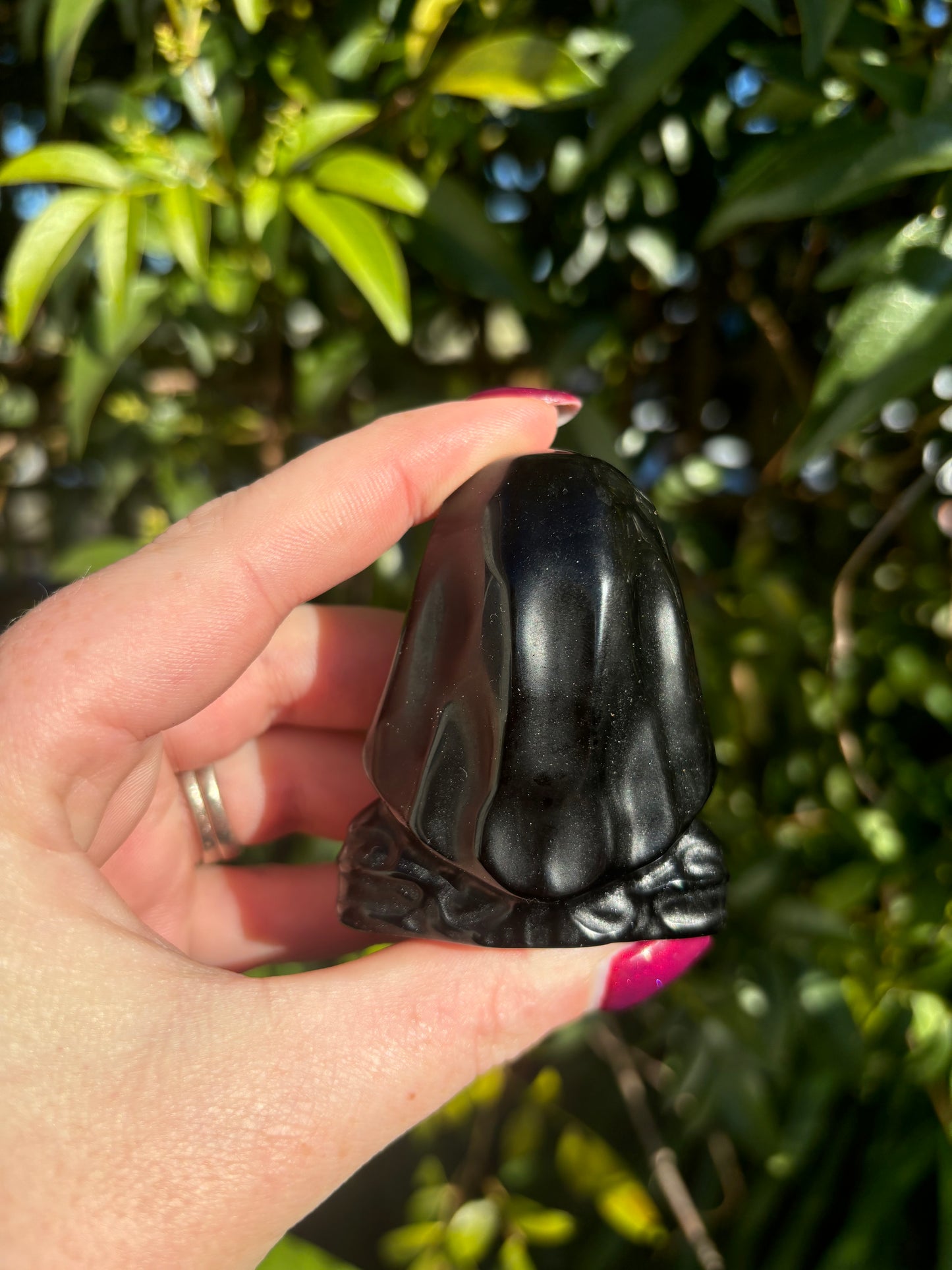 King Tutankhamun | Black Obsidian Carving